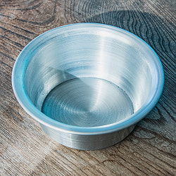 【6個セット】インドの アルミ製ミニカップ スナックボウル 直径14cm程度 - サブ3