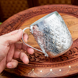 【4個セット】タイの飾りつきエンボス・アルミコップ【約8cm×9.5cm】 - サブ3