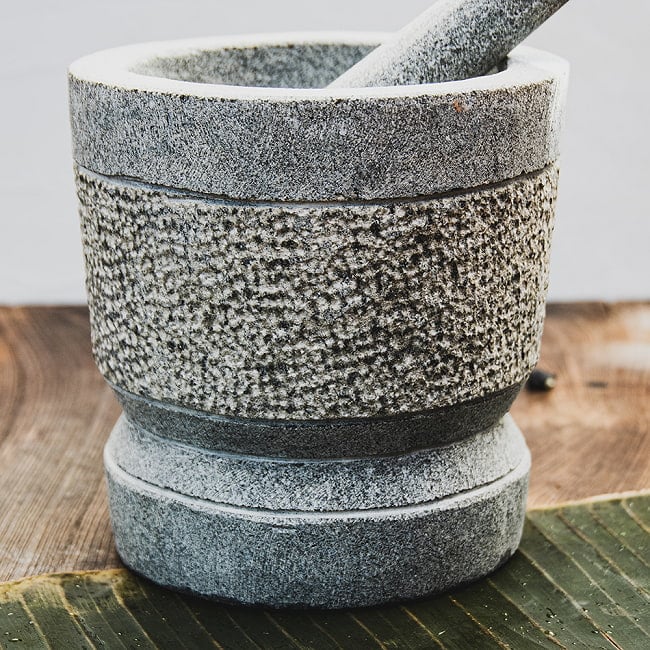 【3個セット】石のマサラ潰し プリミティブなスリランカ製 4 - 存在感がすごいです。