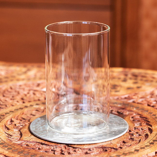 【2個セット】〔BOROSIL〕〔約295ml〕ボロシル ビジョングラス 〔 ミディアムサイズ〕VISION GLASSES MEDIUM 〔並行輸入品〕 洗練されたモダンなデザイン、耐熱ガラスの実力 5 - 正面からの写真です