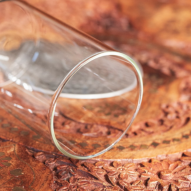 【6個セット】〔BOROSIL〕〔約295ml〕ボロシル ビジョングラス　〔 ミディアムサイズ〕VISION GLASSES MEDIUM 〔並行輸入品〕　洗練されたモダンなデザイン、耐熱ガラスの実力 8 - 縁部分です