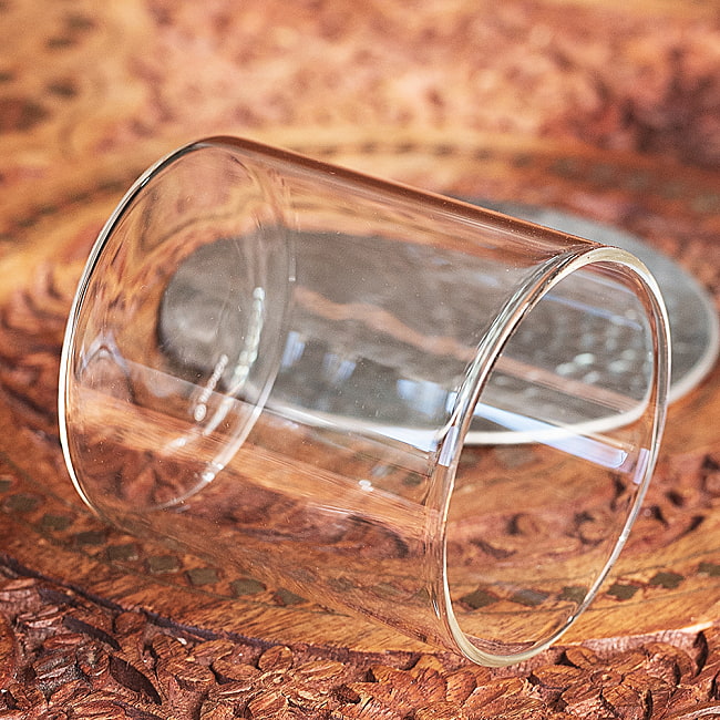 【3個セット】〔BOROSIL〕〔約205ml〕ボロシル ビジョン スクワットグラス 〔 スモールサイズ〕 VISION SMALL SQUAT GLASSES 〔並行輸入品〕 洗練されたモダンなデザ 7 - 側面からの写真です