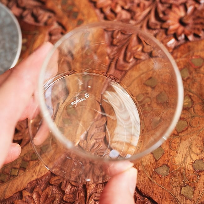 【3個セット】〔BOROSIL〕〔約205ml〕ボロシル ビジョン スクワットグラス 〔 スモールサイズ〕 VISION SMALL SQUAT GLASSES 〔並行輸入品〕 洗練されたモダンなデザ 9 - 内側底面の写真です