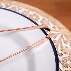 【12個セット】舌の掃除機　タン スクレーパー　本場インドの銅製　ミディアムタイプ　アーユルヴェーダ式舌磨きへ - サブ5