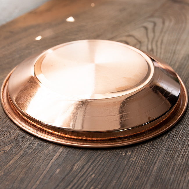 【3個セット】【祭壇用】銅仕上げカトリ(深皿) 【直径:約23.5cm】 6 - 裏側はこちら。