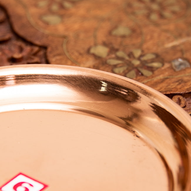 【3個セット】銅仕上げカトリ（小皿）　【直径：約11.5cm】 3 - 現地では神様へのお供物などに使われています。