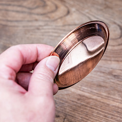 【3個セット】銅仕上げカトリ（小皿）　【直径：約9.5cm】 - サブ4