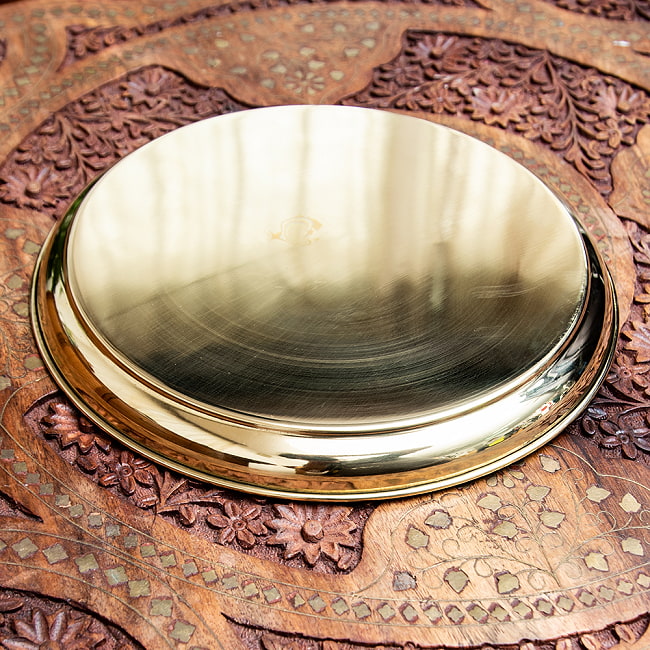 【6個セット】【祭壇用】金色のターリー - 直径：約23cm 6 - 裏面の様子です。