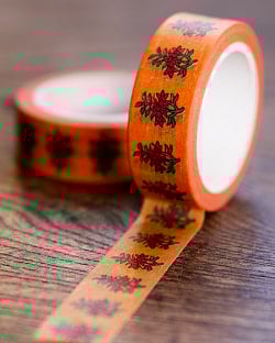 【メール便送料無料・自由に選べる6個セット】ティラキタオリジナル マスキングテープ 15mm x 10m - サブ4