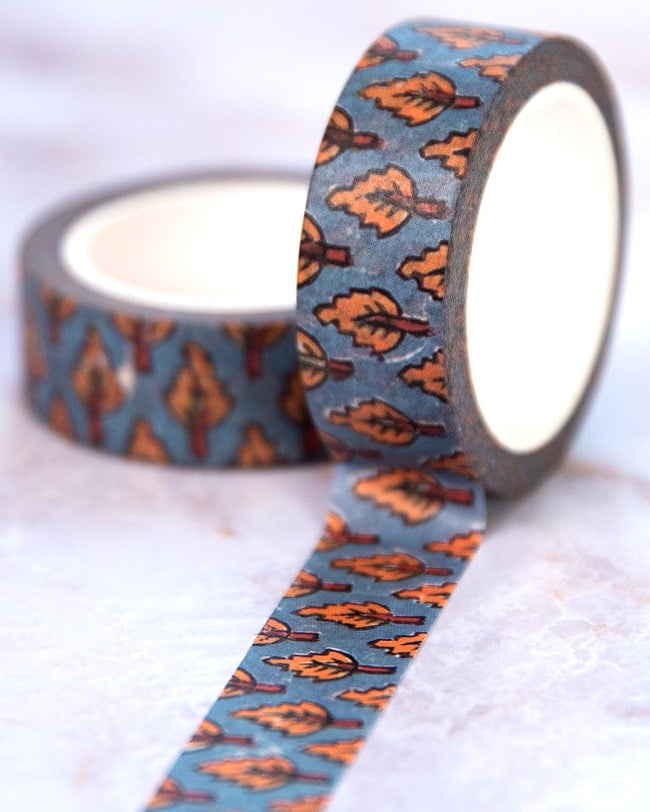 【6個セット】イエローツリー-ティラキタオリジナル マスキングテープ 15mm x 10m 3 - 白い背景で撮影しました