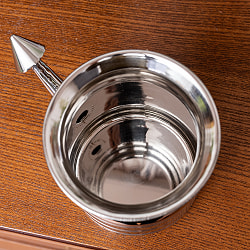 【6個セット】大きなステンレスのネティポット　鼻うがい（鼻水差し）超特大サイズ[ 直径：約10.5cm　高さ：12.5cm 約900ml] - サブ5