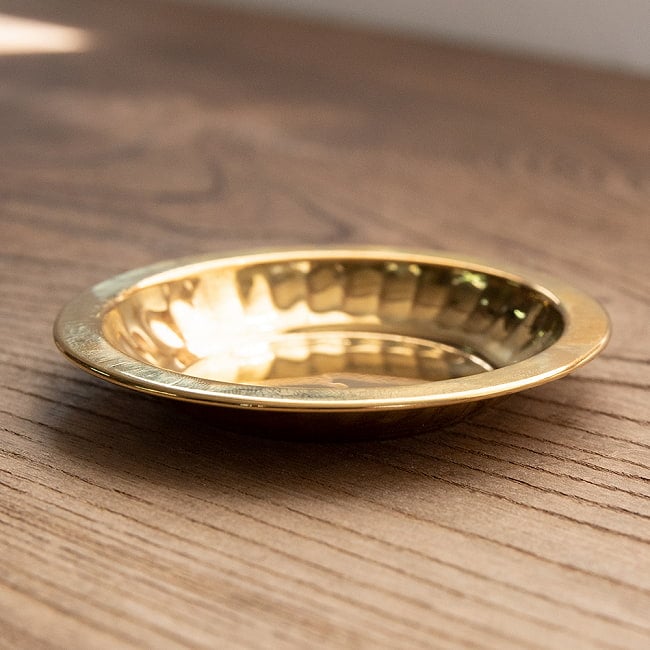 【6個セット】【祭壇用】ステンレス金メッキカトリ（ミニ皿）　【直径：約8cm】 5 - ちょうど良い深さ。