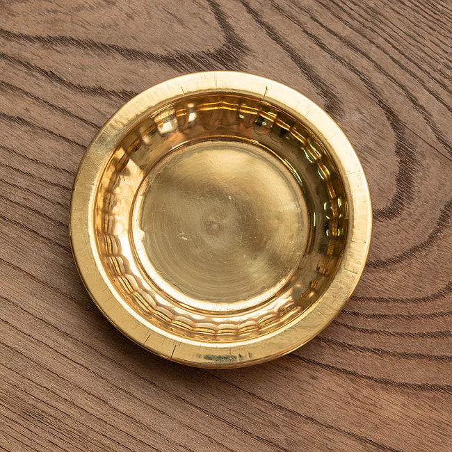 【6個セット】【祭壇用】ステンレス金メッキカトリ(小皿) 【直径:約10cm】 3 - 角度を変えてみてみました。