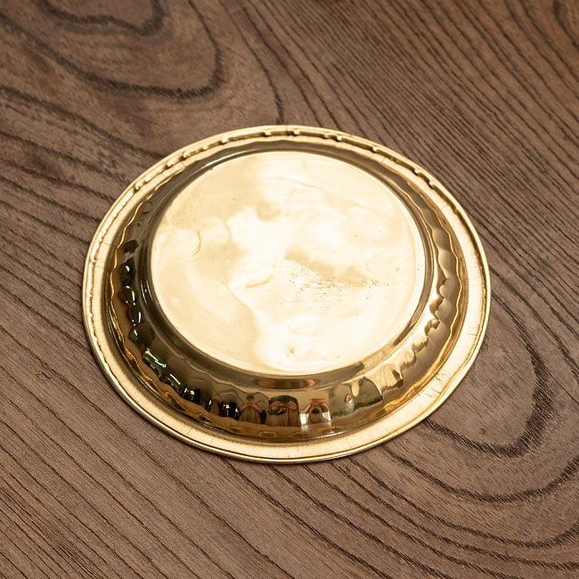 【6個セット】【祭壇用】ステンレス金メッキカトリ(小皿) 【直径:約10cm】 6 - 裏面の様子です。
