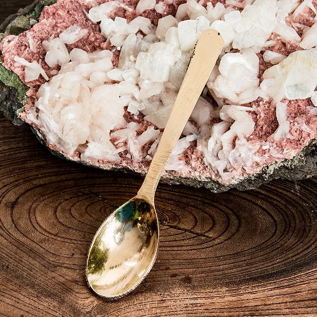 【6個セット】礼拝用 ブラススプーン 長さ：約12.5cm 2 - 礼拝に用いられるスプーンです。