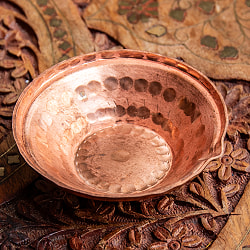 【3個セット】ディヤ Diya - ネパールの銅製 オイルランプ/小皿 直径7.5cm - サブ3