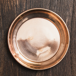 【12個セット】ネパールの銅製 小皿 直径14.5cm - サブ3