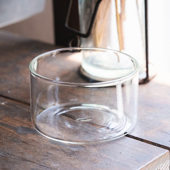 【6個セット】〔BOROSIL〕〔約105ml〕ボロシルのカトリ モダン・カレー小皿 SMALL KATORIES 〔並行輸入品〕 洗練されたモダンなデザイン 耐熱〔約3.9cm × 約6.4cm〕 3 - 全体写真です