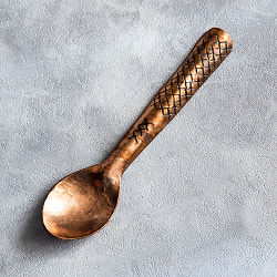 【4本セット】カシミールの重厚な精細彫金 ティースプーン - サブ2