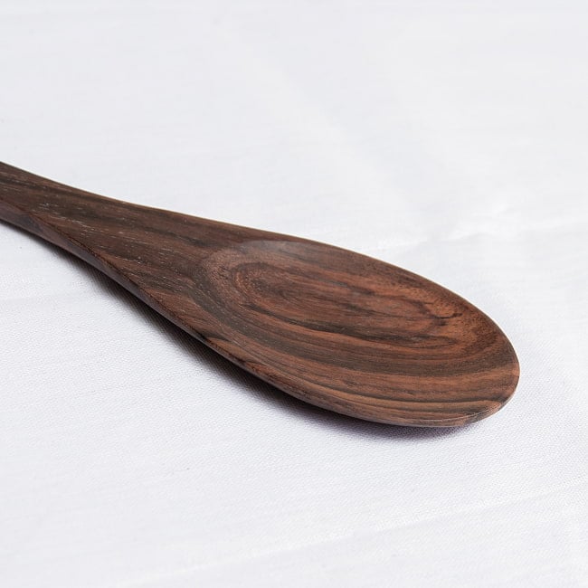 【6個セット】天然木のしゃもじ ライスサーバー 4 - 先端部分を拡大してみました。