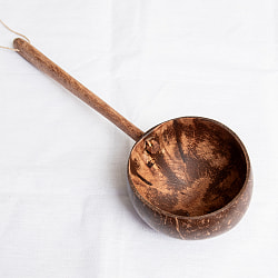 【6個セット】ココナッツの大きなお玉　持ち手ストレートタイプ - サブ2