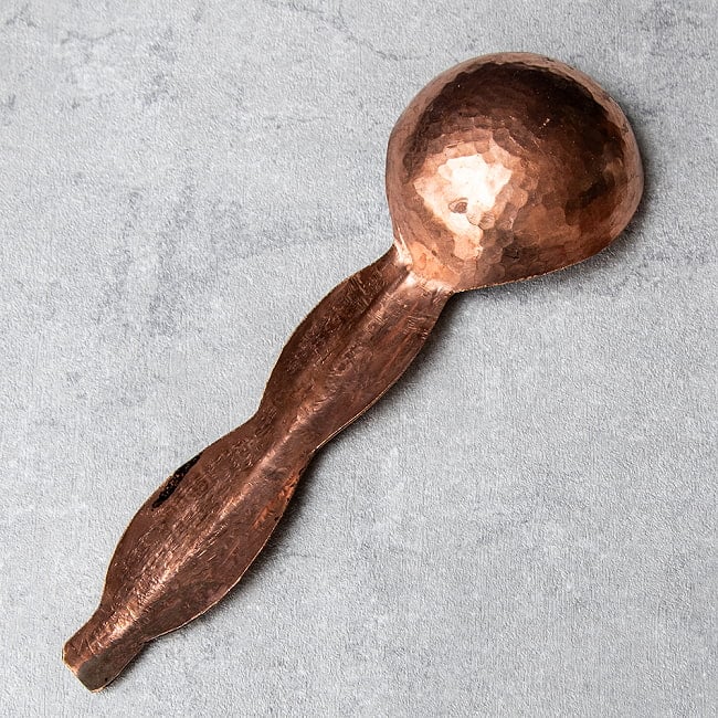 【6個セット】カシミールの重厚な精細彫金 サービングスプーン 6 - 土台部分です。