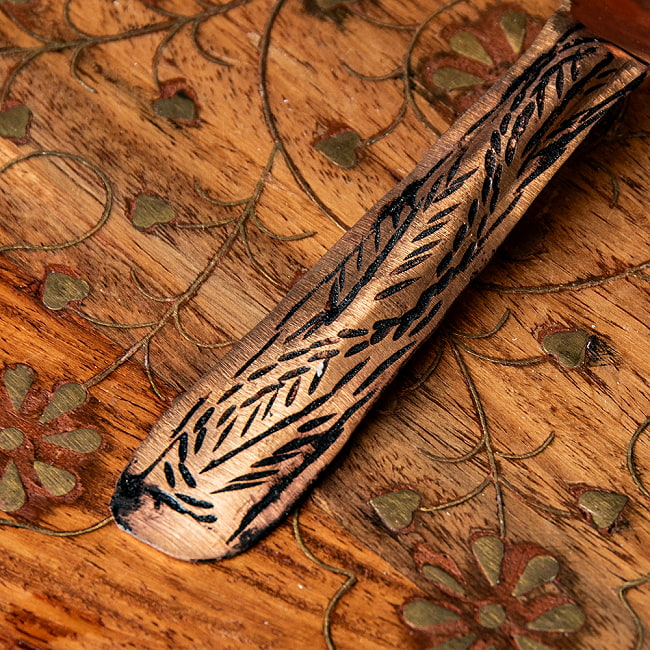 【6個セット】カシミールの重厚な精細彫金 ティースプーン 5 - 細部を見てみました。