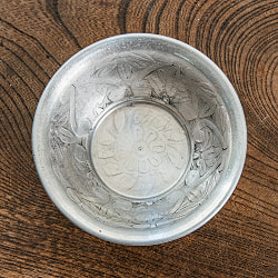 【6個セット】ムスリム職人の手仕事が息づく 薄彫り アルミボウル 直径：約8.5cm - サブ3