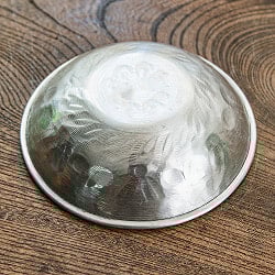 【6個セット】ムスリム職人の手仕事が息づく 薄彫り アルミボウル 直径：約11.5cm - サブ5
