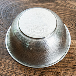 【6個セット】ムスリム職人の手仕事が息づく 薄彫り アルミボウル 直径：約12cm - サブ5