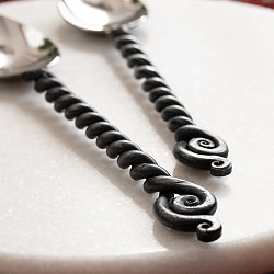 【選べる4個SET】インドのアイアンカトラリー - サブ5