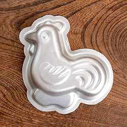 【お得な10個SET】アルミニウム製　ベトナム伝統菓子の型　にわとり - サブ3