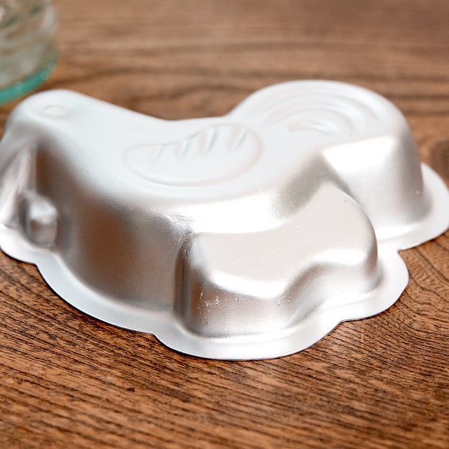 【お得な50個SET】アルミニウム製 ベトナム伝統菓子の型 にわとり 5 - 深さがあります。