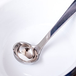 【12個セット】インドの便利なミニレードル テルパリ 約4ml ずっしり厚みのあるステンレス製　調味料をすくうのに便利 - サブ3