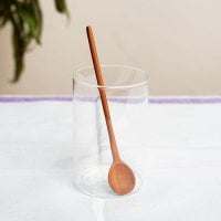 口当たりなめらか!天然木のデザートスプーン