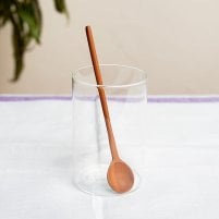 口当たりなめらか!天然木のデザートスプーン