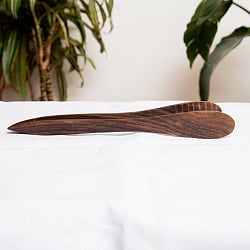 天然木のサービングトング　大　サラダサーバー　ベーカリートング　としても - サブ4