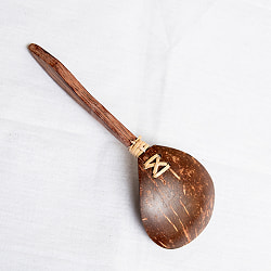 天然木とココナッツのライスサーバー　サービングスプーン　ライススクーパー - サブ4