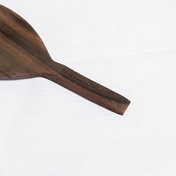 天然木のミニスパチュラ　小さい　ヘラ - サブ3