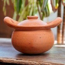 チムチュム鍋 タイ伝統の素焼き土鍋 1リットルサイズ(TI-CLAYPOT-1)
