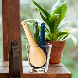 レトロカラーがかわいい！ タイのホーローれんげ 琺瑯 Rabbit ブランド スプーン - サブ2