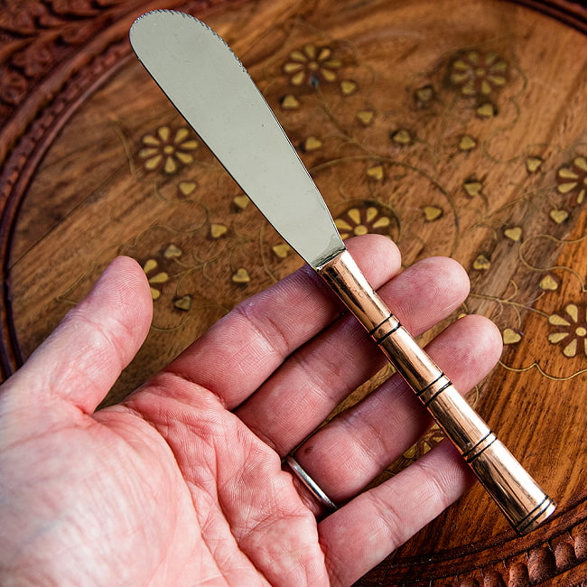 カッパープレートのテーブルナイフ[18cm] 5 - これくらいのサイズ感になります。