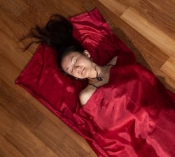 ベトナムのシルク寝袋[シングルサイズ] - サブ4