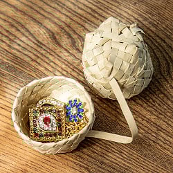 【5cm】プチパンダン - バリのやさしい編みかご - 小 - サブ2