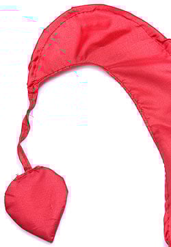 ［レッド］カラフルプリント - ウンブル・ウンブル（バリのぼり旗）【約50cm】 - サブ2