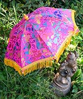 デコレーション用傘 - マルチカラー・紫の商品写真