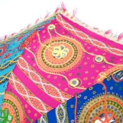 〔アソート〕インド・ラジャスタンの刺繍傘・日傘 - 直径約60cm程度 - サブ5