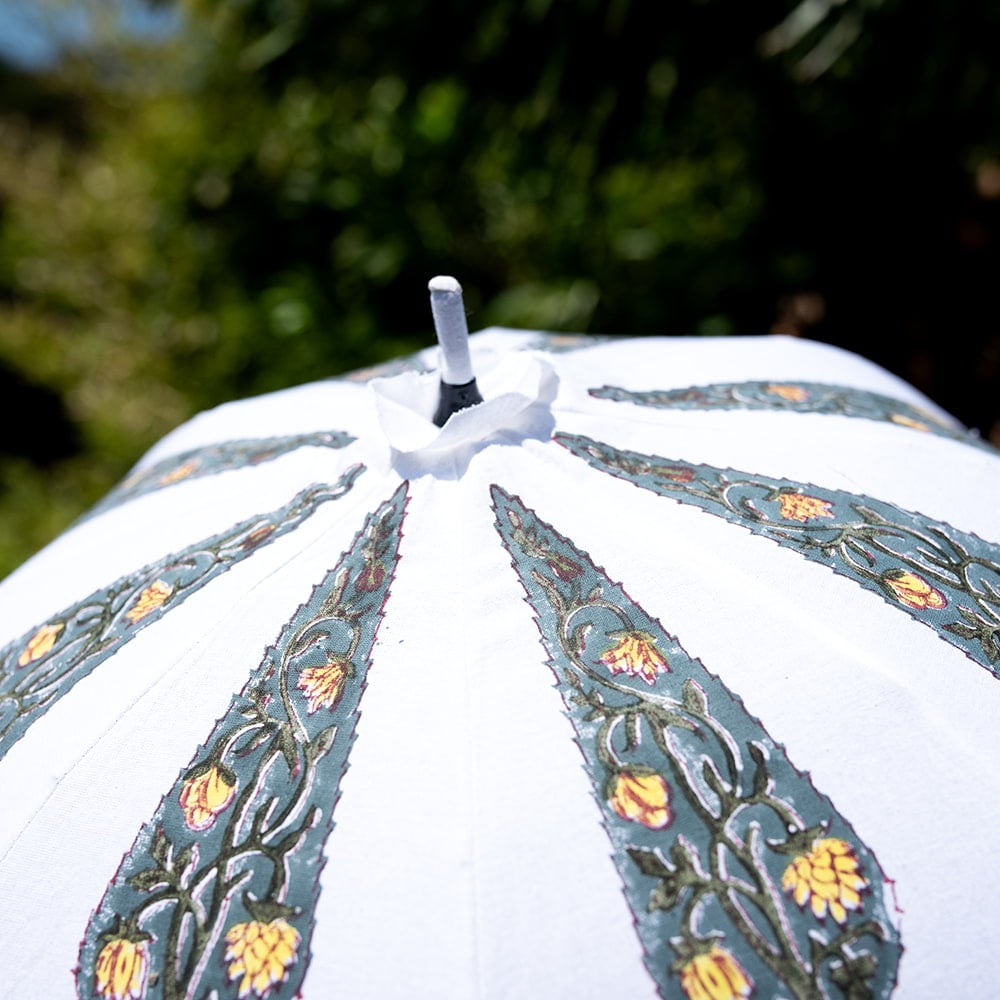 【全6種】木版染のボタニカルアンブレラ 傘・日傘 - 直径69cm程度4枚目の説明写真です