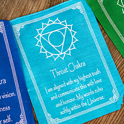 チャクラのタルチョ 15x19cm 160cm程度 - サブ5