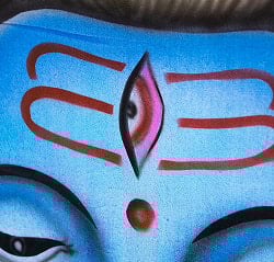 ブラシペイントバティック(シヴァ) - サブ5